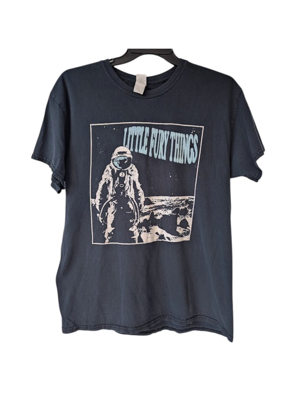 Vintage Y2K Dinosaur Jr Band TShirt L Black Little Fury Things Astronaut 22x28.5